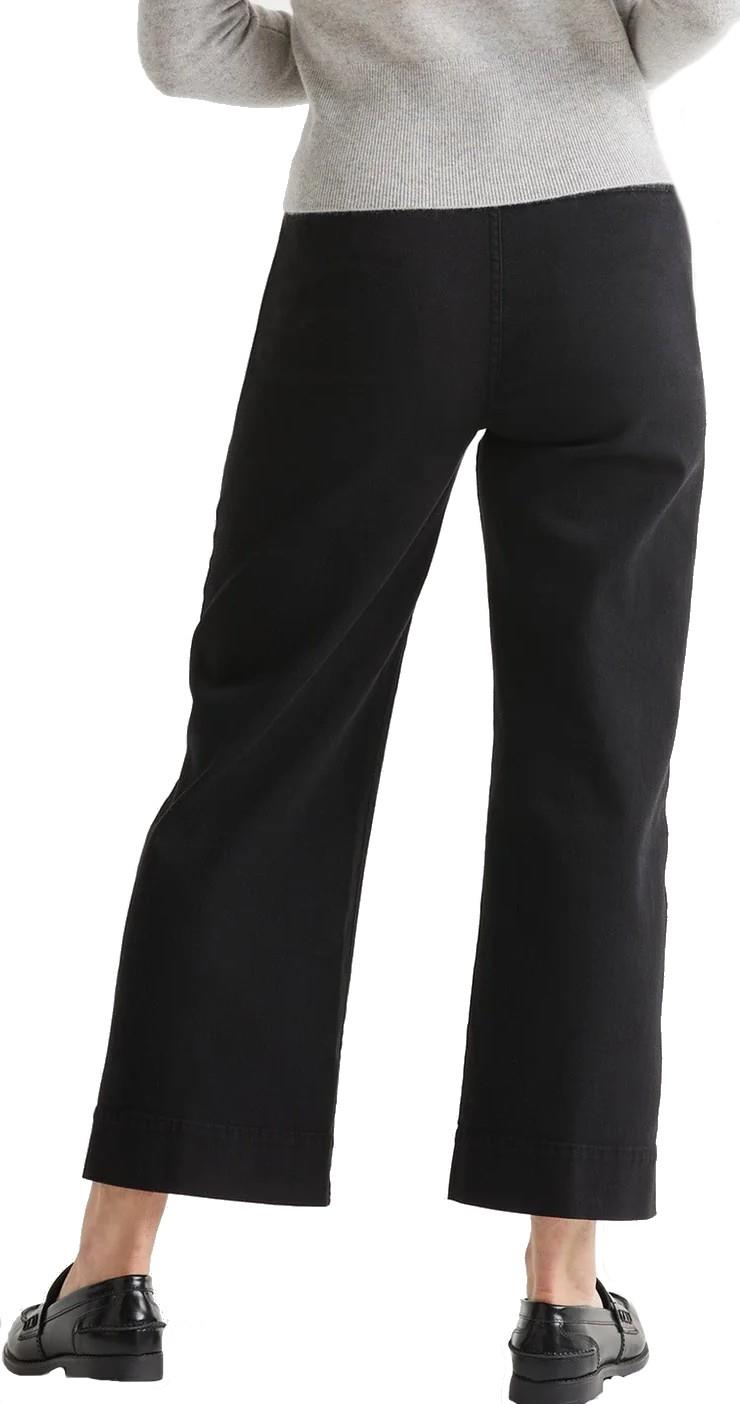 Stretch Canvas Utility Pants, 28" Inseam - Womens - black 1