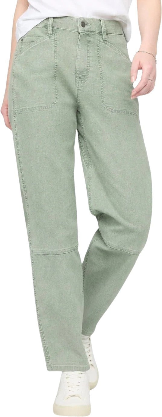 Stretch Canvas Utility Pants, 28" Inseam - Womens - light pine 1