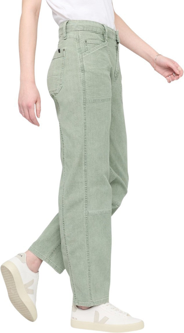 Stretch Canvas Utility Pants, 28" Inseam - Womens - light pine 1