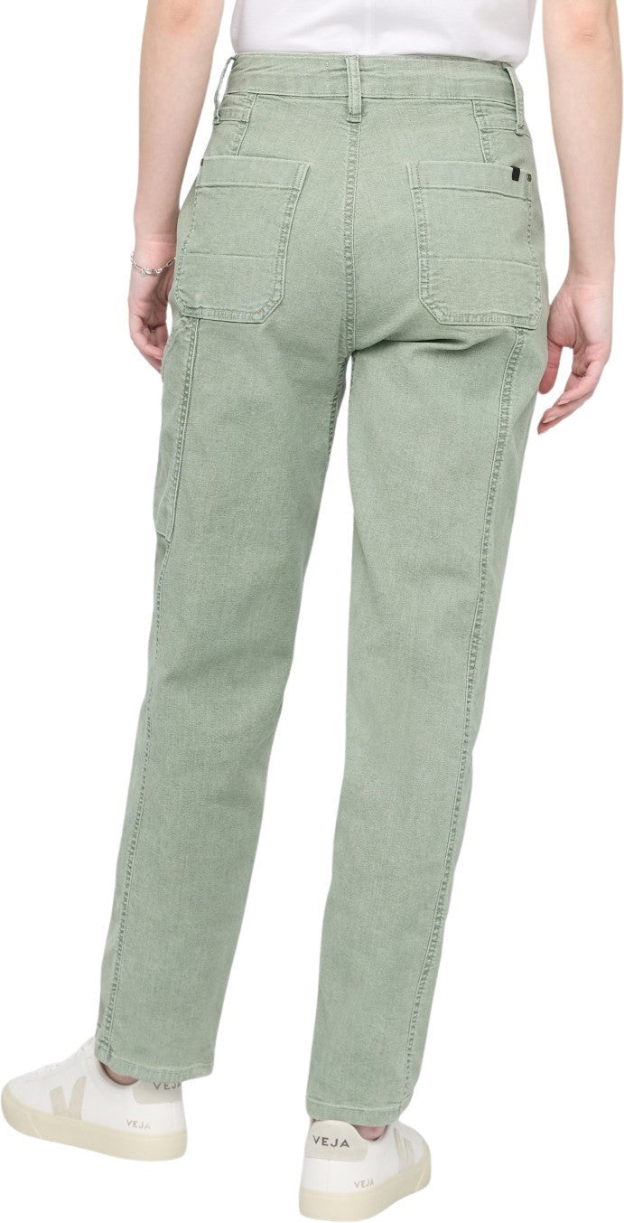 Stretch Canvas Utility Pants, 28" Inseam - Womens - light pine 1