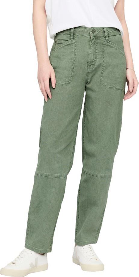 Stretch Canvas Utility Pants, 28" Inseam - Womens - pine 1