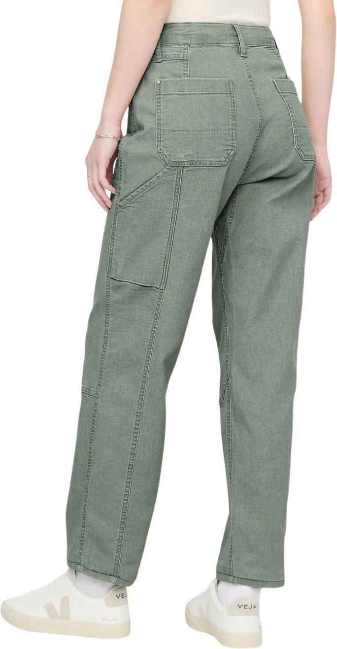Stretch Canvas Utility Pants, 30" Inseam - Womens - pine 1