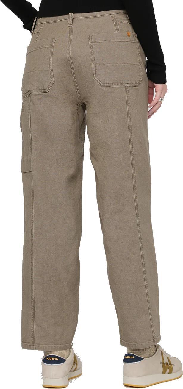 Stretch Canvas Utility Pants, 30" Inseam - Womens - teak 1