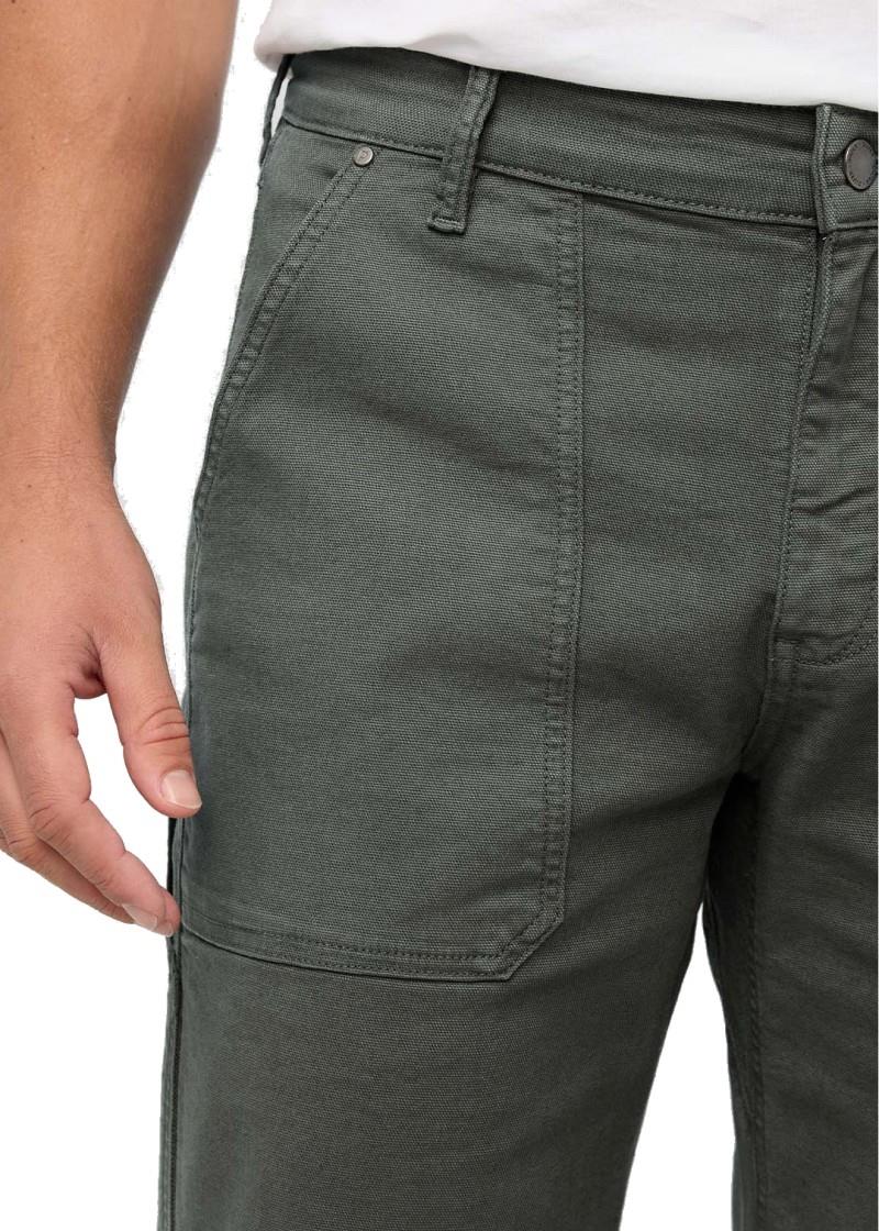 Stretch Canvas Utility Pants, 34" Inseam - Mens - thyme 1