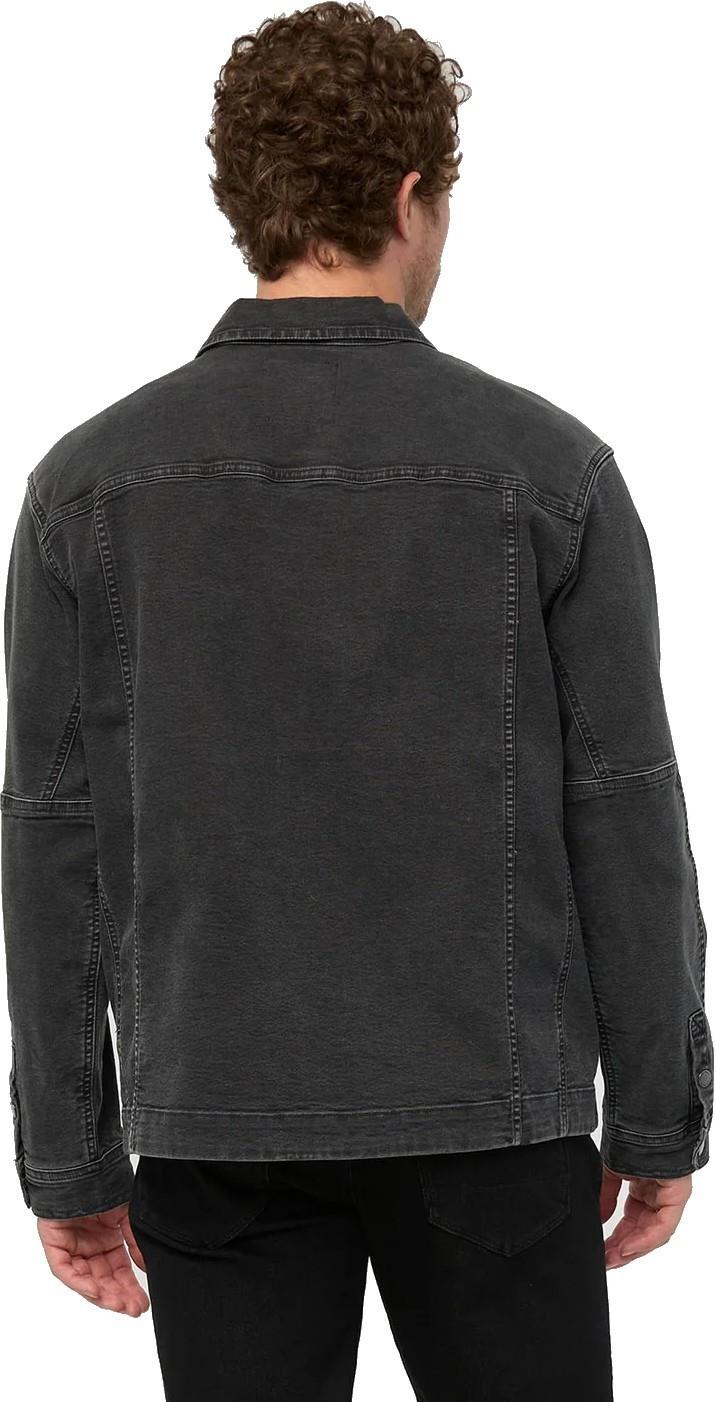 Stretch Canvas Work Jacket - Mens - black 1