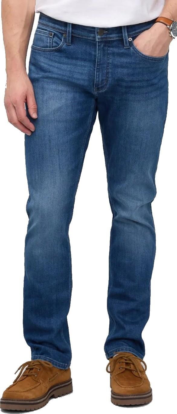 Tech Fleece Denim Relaxed Tapered Jeans, 34" Inseam - Mens - classic indigo 1