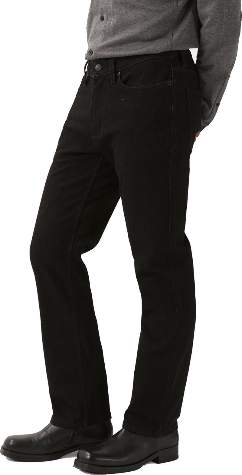 Tech Fleece Denim Straight Jeans, 30" Inseam - Mens - black 1