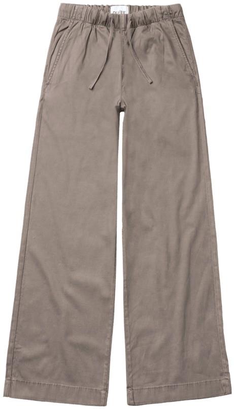 Twill Easy Pants, 30" Inseam - Womens - fossil 1