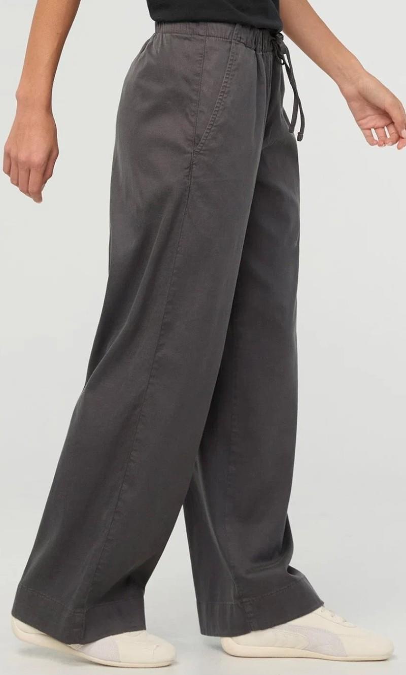 Twill Easy Pants, 30" Inseam - Womens - mineral 1