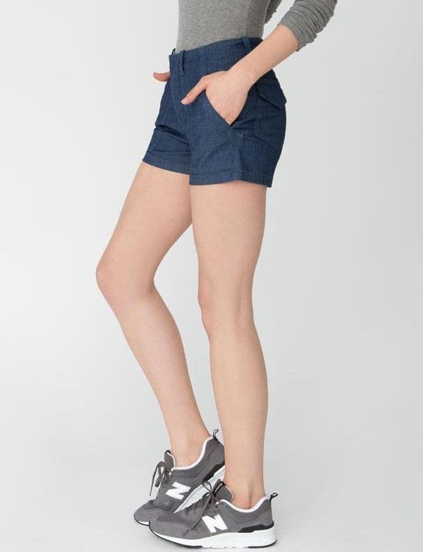 Weightless Denim Adventure Shorts, 4" Inseam - Womens - Rinse 2
