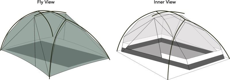 X-Dome 2- Regular / Aluminum Pole Set - not applicable 1
