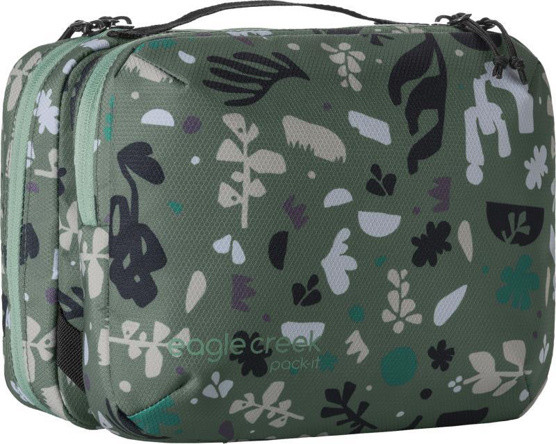 Pack-It Trifold Toiletry Kit - roots and shoots duck green 1