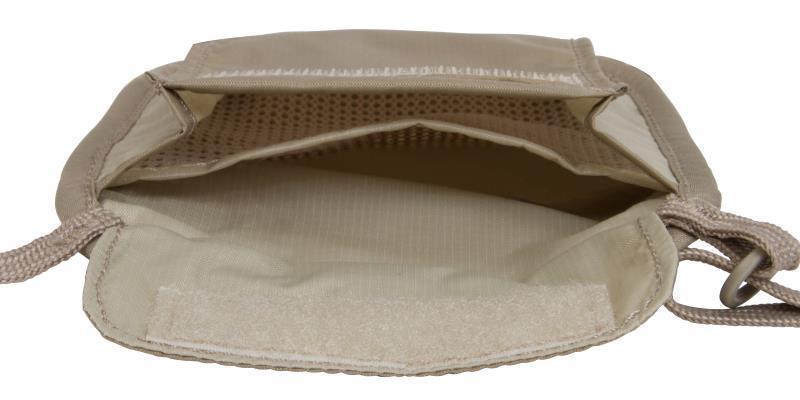 RFID Blocker Neck Wallet - Tan 8