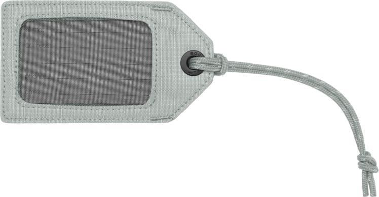 Reflective Luggage Tag - storm grey 1