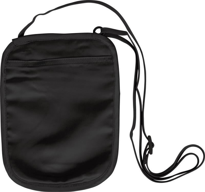 Silk Undercover Neck Wallet - Black 2