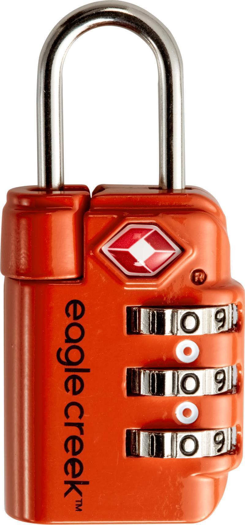 Travel Safe TSA Lock - Flame Orange 1