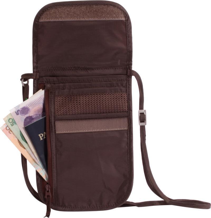 Undercover Neck Wallet Deluxe - Mocha 3