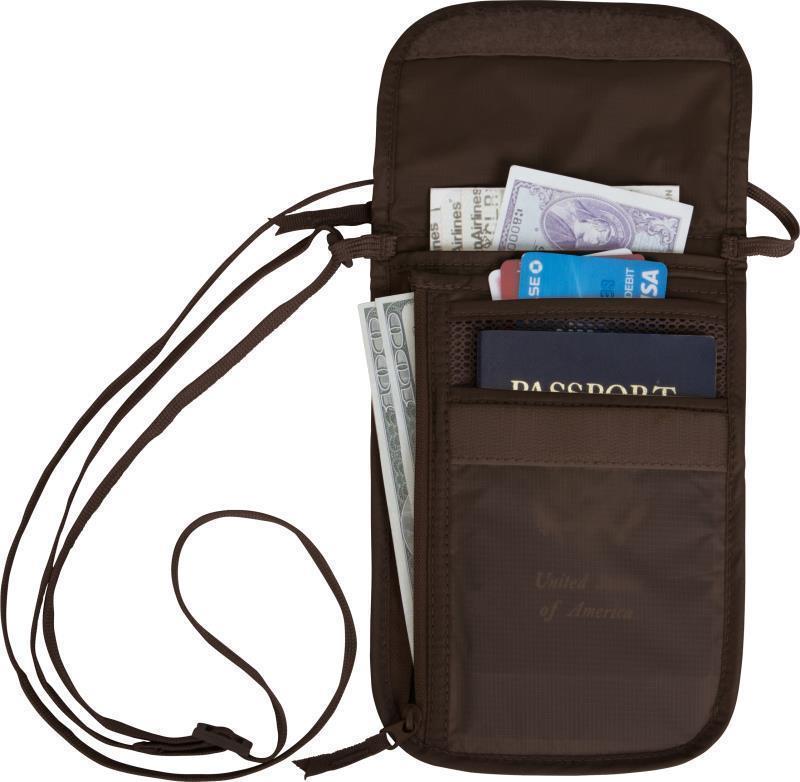 Undercover Neck Wallet Deluxe - Mocha 6