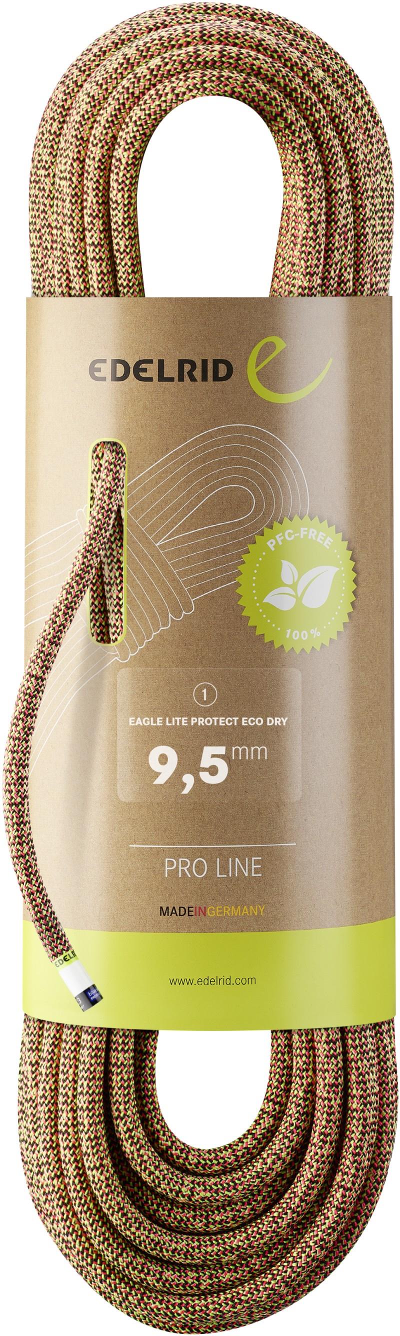 Eagle Lite Protect Eco Dry 9.5mm x 70m - neon pink / neon green 1