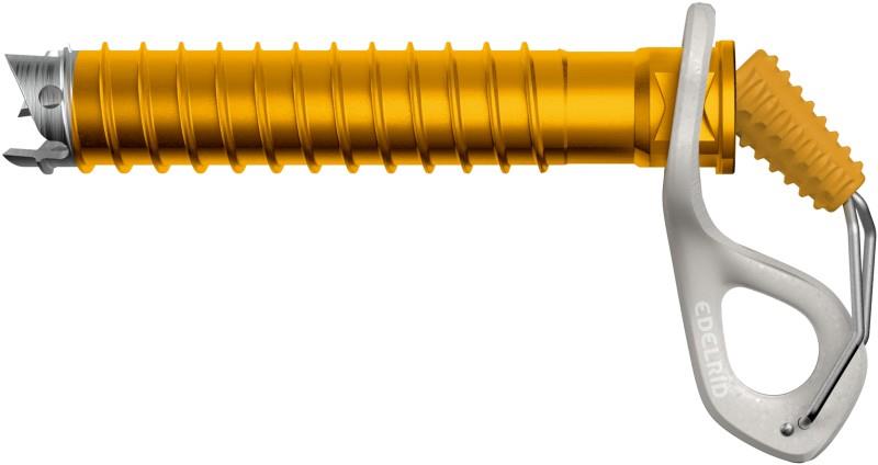 Raya Lite Ice Screw 12cm - golden yellow 1