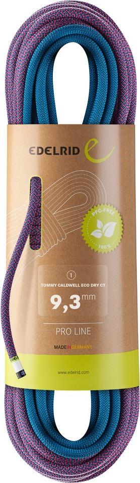 Tommy Caldwell Eco Dry ColorTec 9.3mm x 70m - pink / turquoise 1