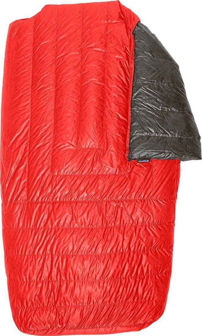 Accomplice 2-Person Sleeping Quilt -6C / 20F Reg - Red / Charcoal 2