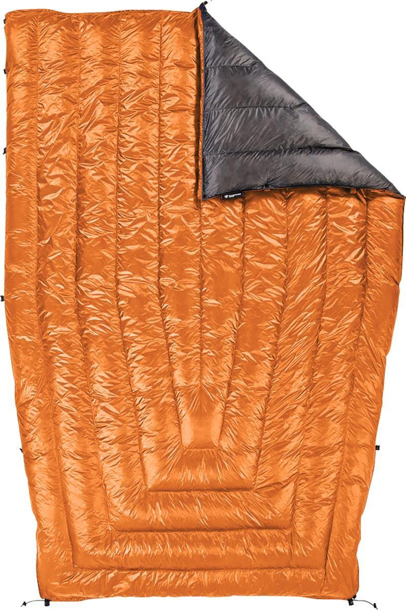 Revelation Sleeping Quilt 850, -6C / 20F, Reg / Reg, No Collar - burnt orange / charcoal 1