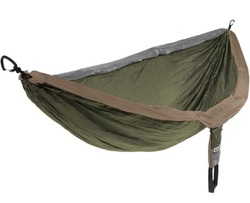 DoubleNest Hammock - Khaki / Grey / Olive 1