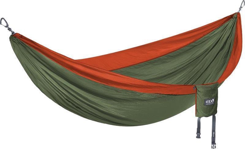 DoubleNest Hammock - Olive / Orange 1
