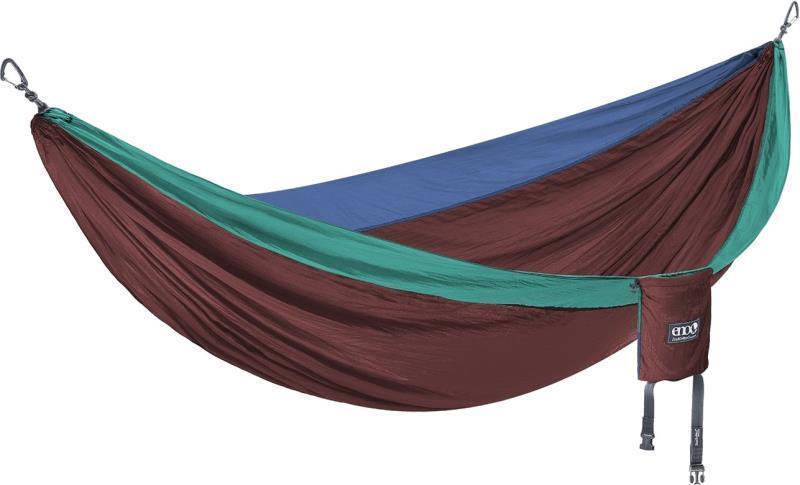 DoubleNest Hammock - Seaglass / Merlot / Denim 1