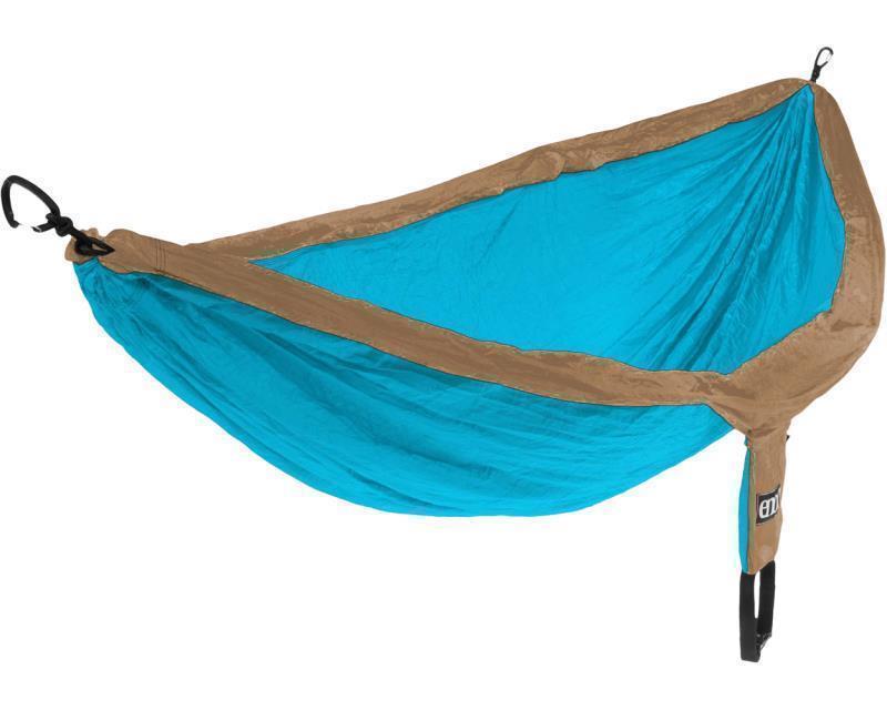 DoubleNest Hammock - Teal / Khaki 2