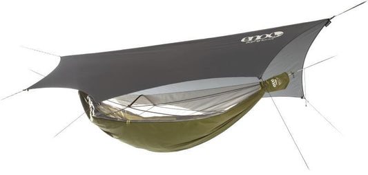 JungleLink Hammock System - charcoal / evergreen 1