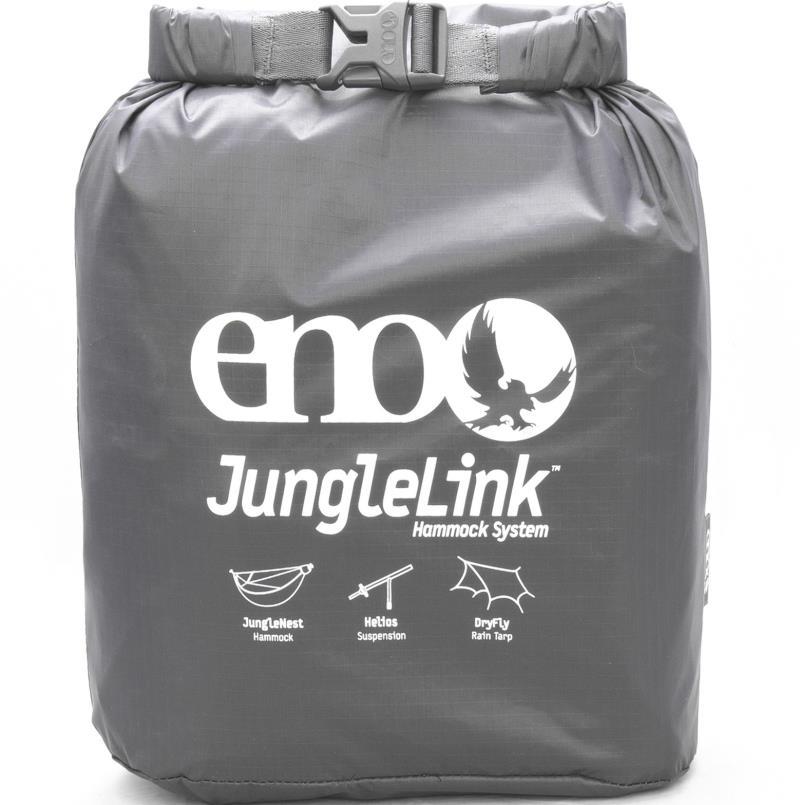 JungleLink Hammock System - charcoal / evergreen 1