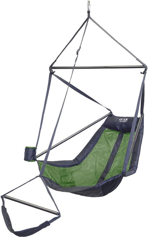 Lounger Hanging Chair - Lime / Charcoal 1