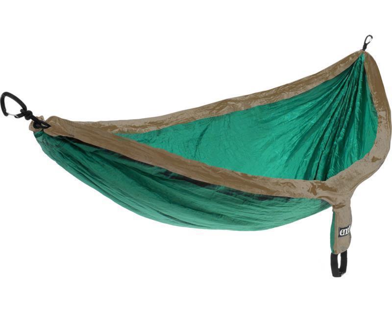 SingleNest Hammock - Emerald / Khaki 1