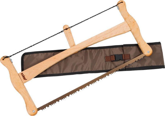24” Bucksaw w/Bag - Walnut - bird’s eye maple 1