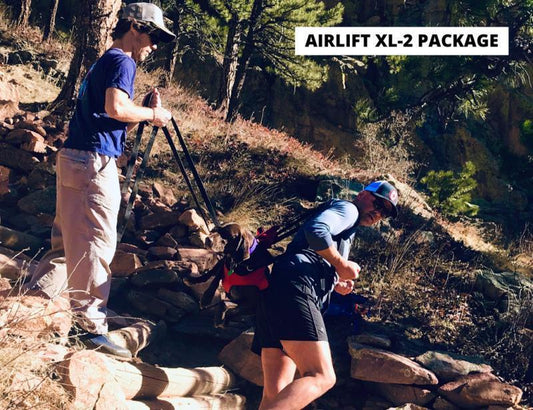 AirLift XL - Two Person Carry System for a Single Dog - Red 1