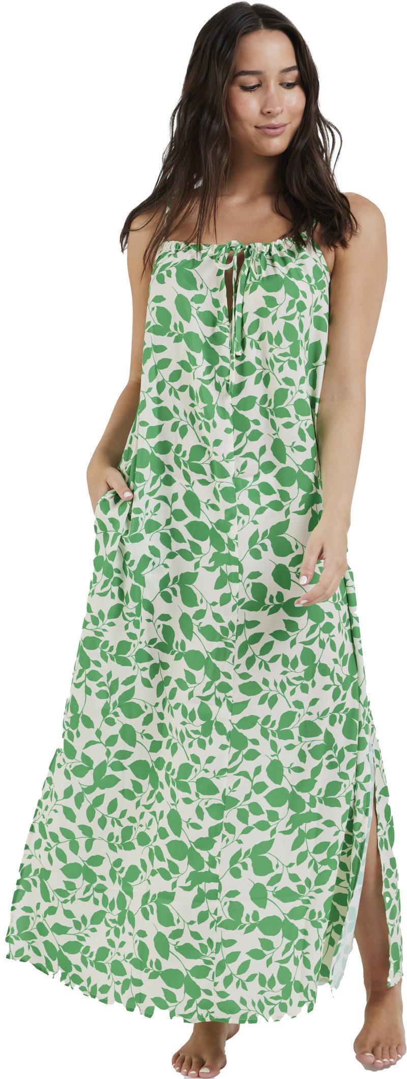 Amalfi Maxi Dress - Horticool Kelly Green 1