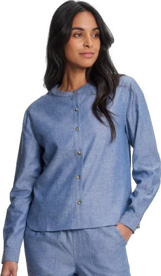 Amaya Blouse - Womens - chambray 1