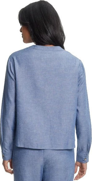 Amaya Blouse - Womens - chambray 1