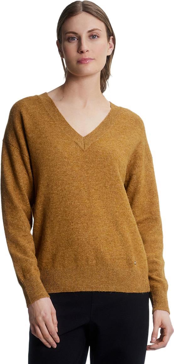 Aniak V-Neck Sweater - Womens - Dijon Heather 1