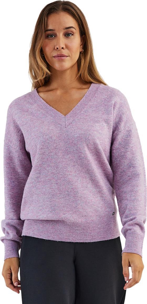 Aniak V-Neck Sweater - Womens - Malva Heather 1