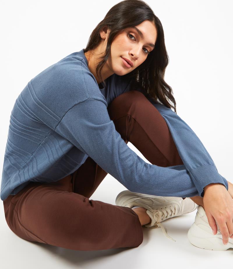 Assen Sweater - Womens - evening blue 1