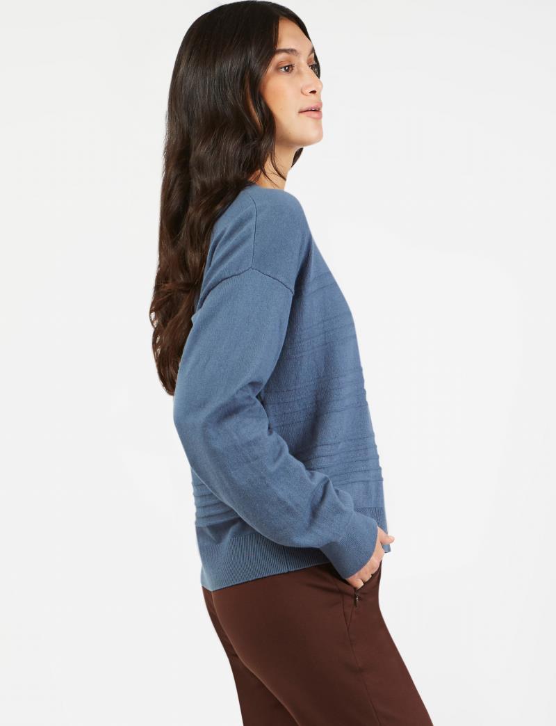 Assen Sweater - Womens - evening blue 1