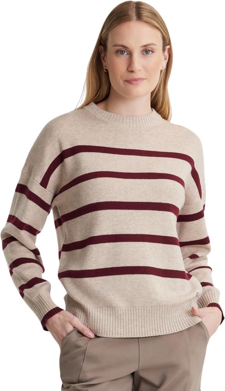 Berne Relaxed Top - Womens - light mocha / twiinberry combo 1