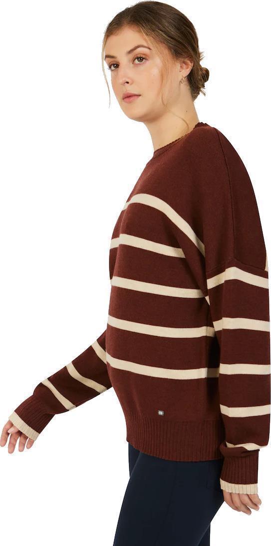 Berne Relaxed Top - Womens - sepia stripe 1