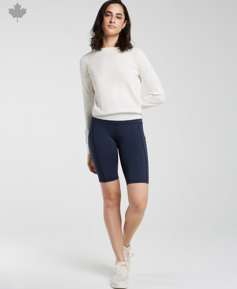 Bloomfield Bike Shorts, 10" Inseam - Womens - sail 1