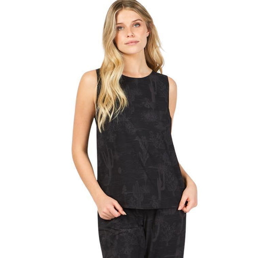 Boni Sleeveless Top - Womens - Desertland Black 1
