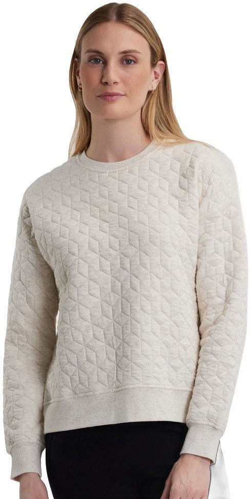 Chase 2.0 Quilted Sweater - Womens - birch heather 1