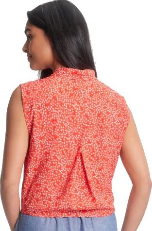 Clara Sleeveless Shirt - Womens - ditsy flora grenadine 1